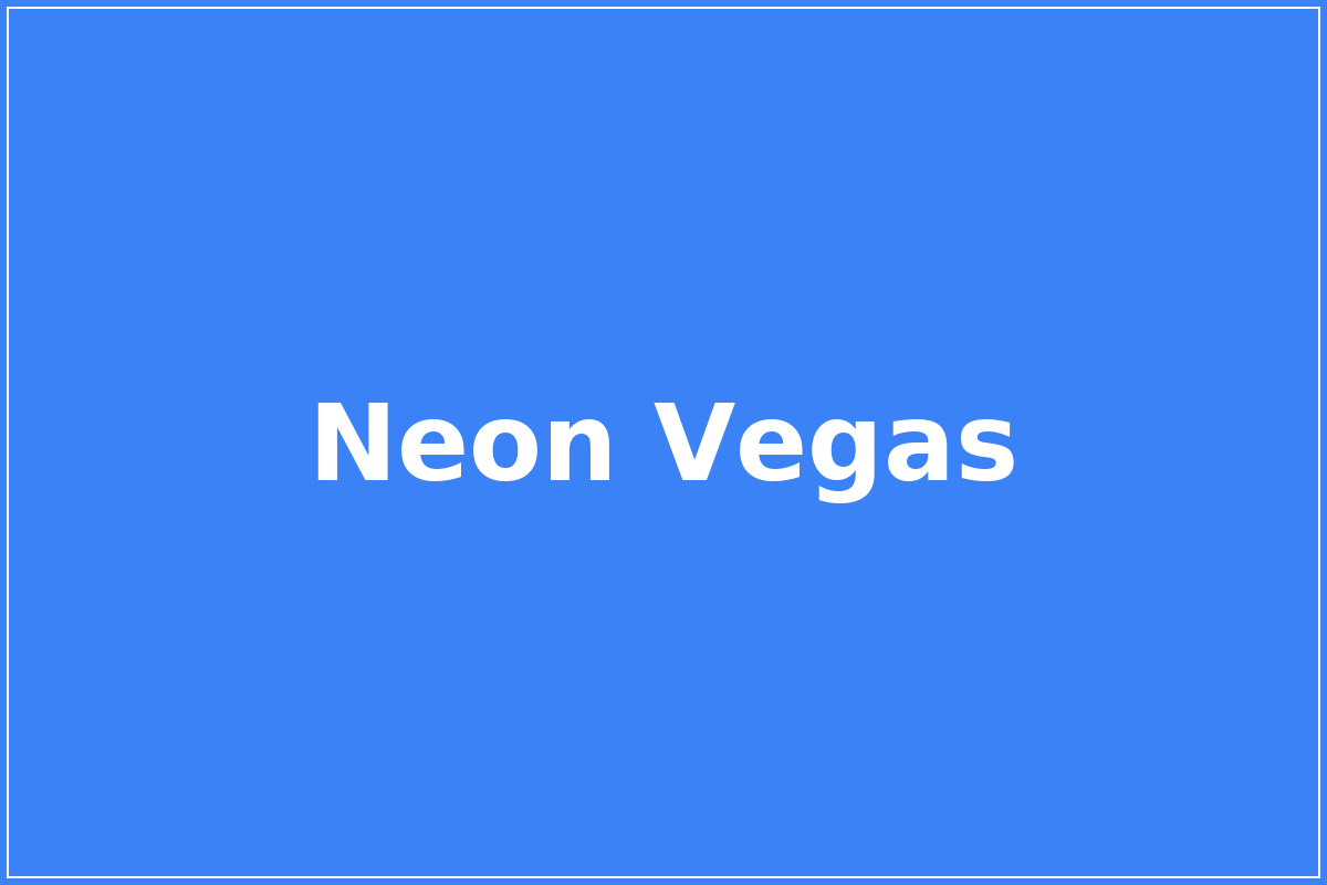 Neon Vegas slot preview